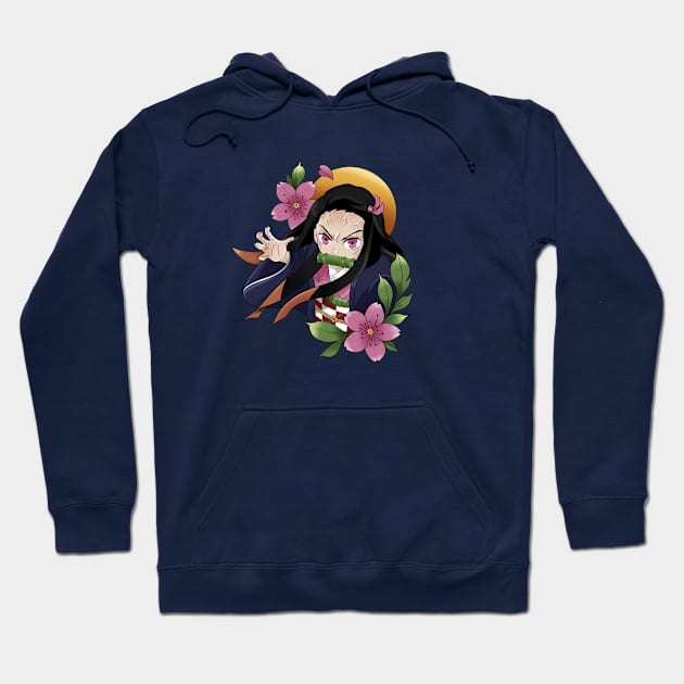 Demon Nezuko Hoodie by Nykos